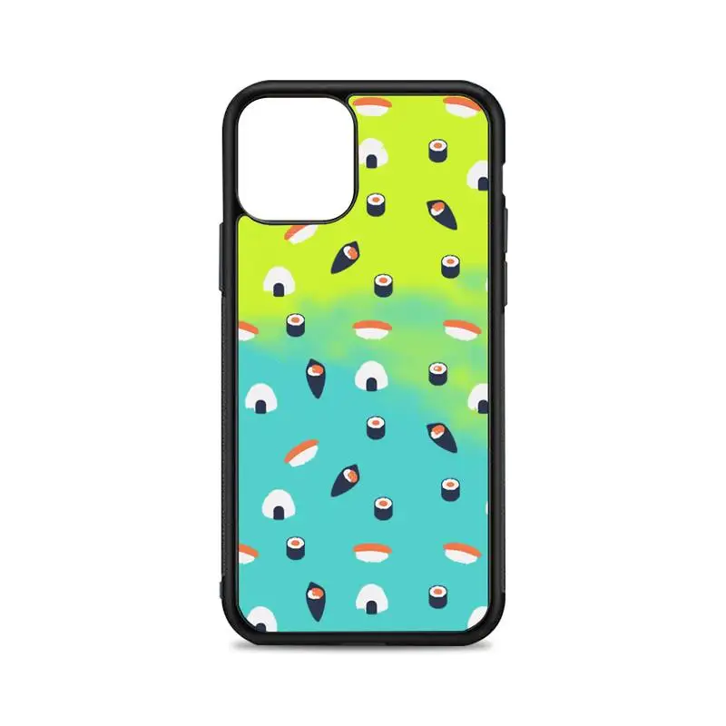 

Sushi Phone Case for iPhone 12 mini 11 pro XS Max X XR 6 7 8 plus SE20 High quality TPU silicon and Hard plastic cover