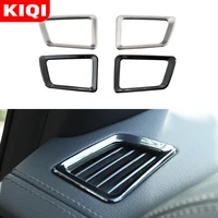 kiqi 2pcs stainless steel for ford ranger 2016 2017 2018 2019 2020 interior air condition ac vent outlet cover trim accessories