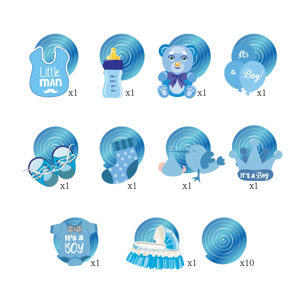 Украшение для вечеринки в честь Дня рождения ребенка 20 шт.