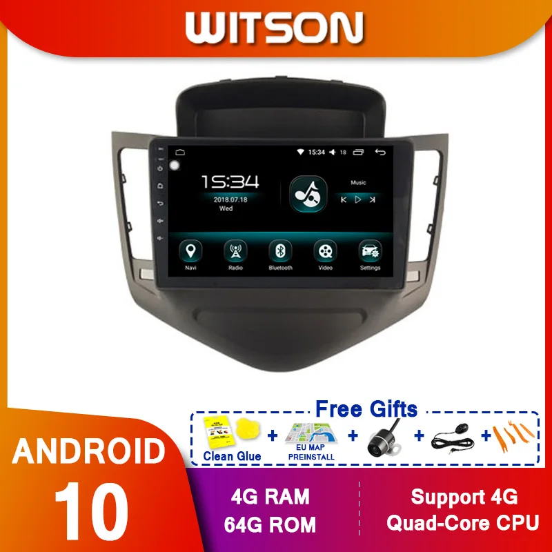 WITSON 9 &quotFULL HD сенсорный экран Android 10 0 Восьмиядерный Автомобильный GPS