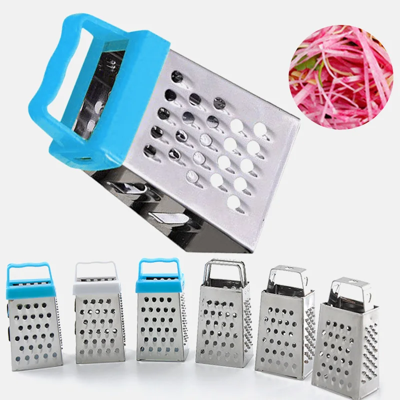 4-сторонние лезвия мини-сыр Шредер резак овощерезка терка из нержавеющей стали