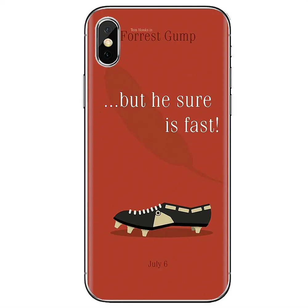 Для iPhone 11 Pro 4 4S 5 5S SE 5C 6 6S 7 8 X XR XS Plus Max для iPod Touch Forrest Gump Tom Hanks плакат по фильму мягкий
