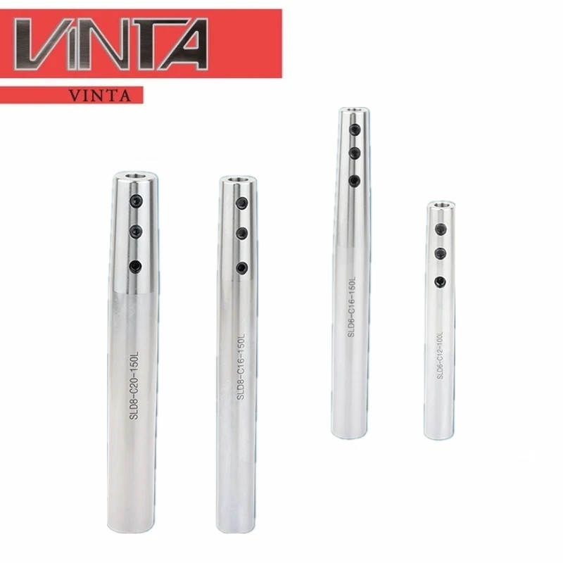 Перфорированный боковой фиксированный удлинитель прямой хвостовик токарный