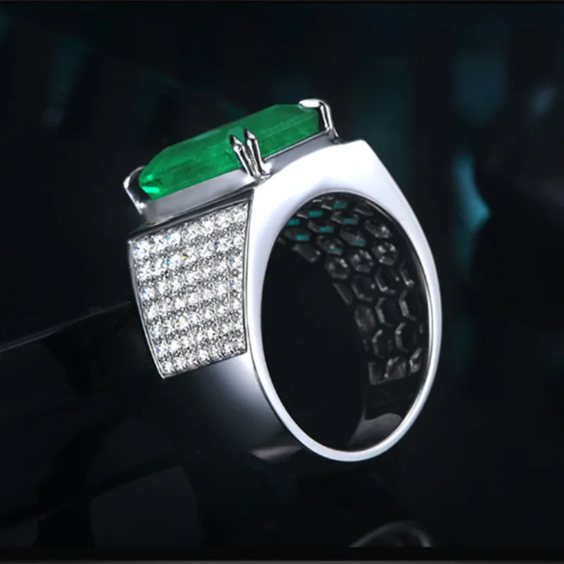 Модное мужское Открытое кольцо квадратного типа подарки ювелирные изделия в