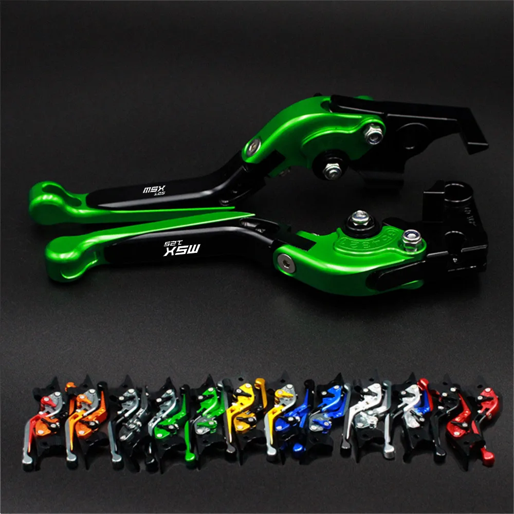 Алюминиевые Регулируемые рычаги тормозной муфты для мотоциклов Honda GROM MSX 125 2014-2018