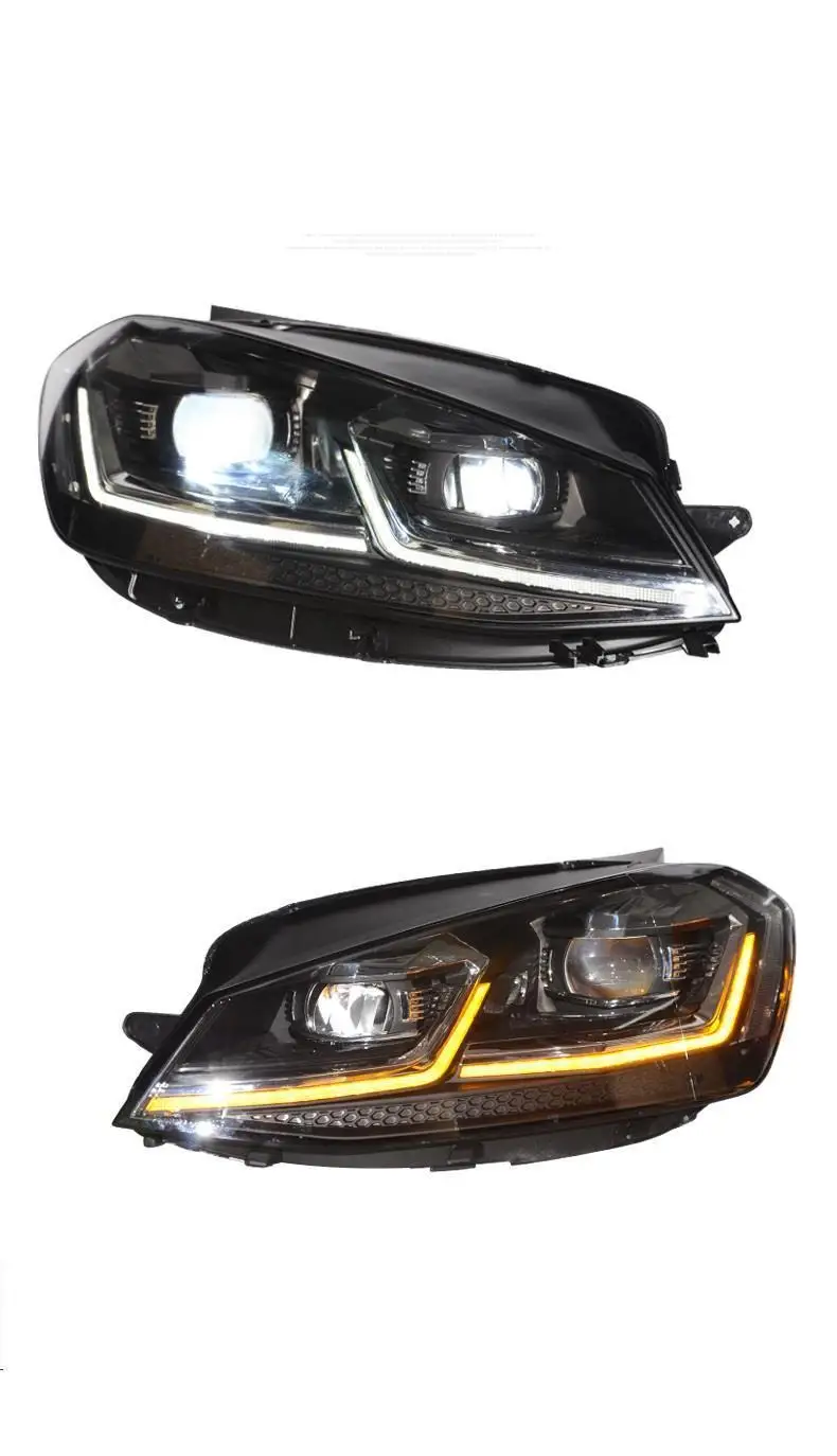 Drl Automovil Запчасти для укладки Neblineros Led Para Автомобильные фары Задние Автомобильные фары в сборе 14 15 16 17 для Volkswagen Golf 7