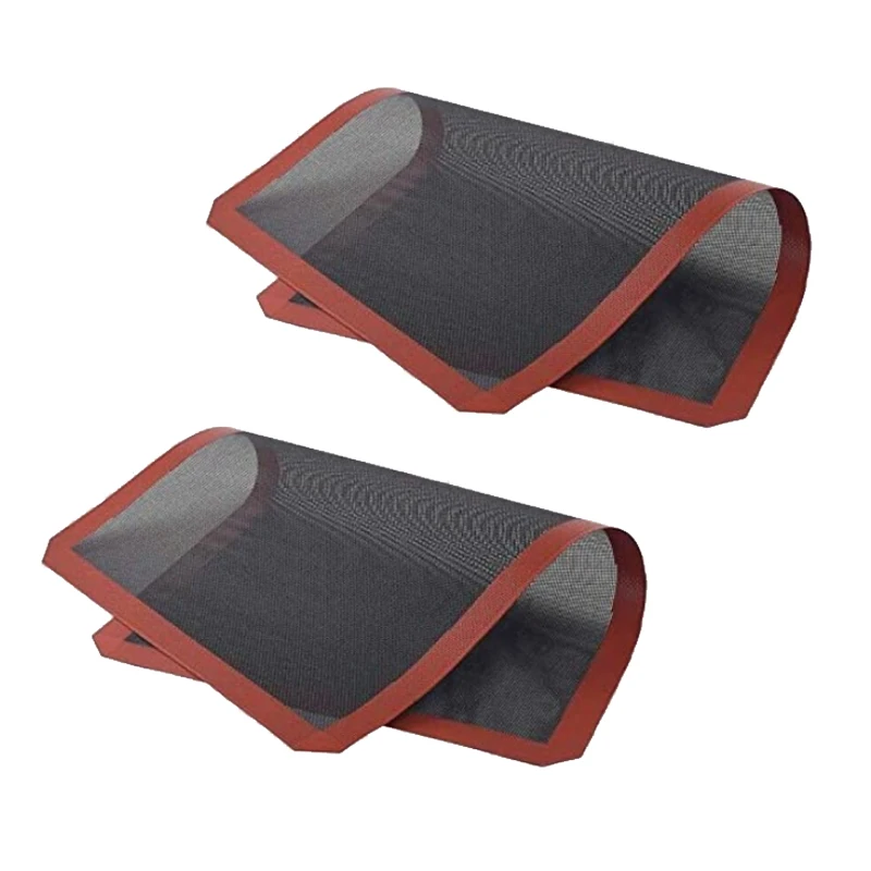 

Силиконовый коврик для выпечки 2 шт., антипригарный коврик для духовки, перфорированный сетчатый коврик, коврик для выпечки хлеба и печенья, ...