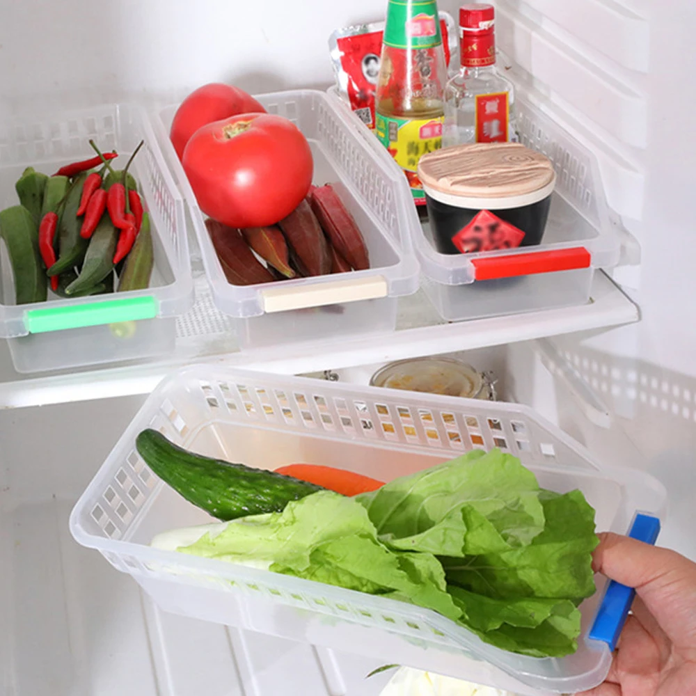 1 шт. контейнер для хранения пищевых продуктов и фруктов органайзер раздвижной
