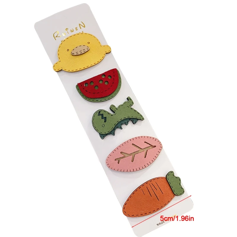 

New Little Yellow Duck Radish Hairpin Childish Cute Side Clip Baby Girl Teens
