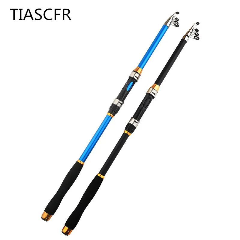 

TIASCFR telescopic fishing rod 2.1M -3.6M carp rod hard glass steel carbon fiber fishing rod fishing gear supplies