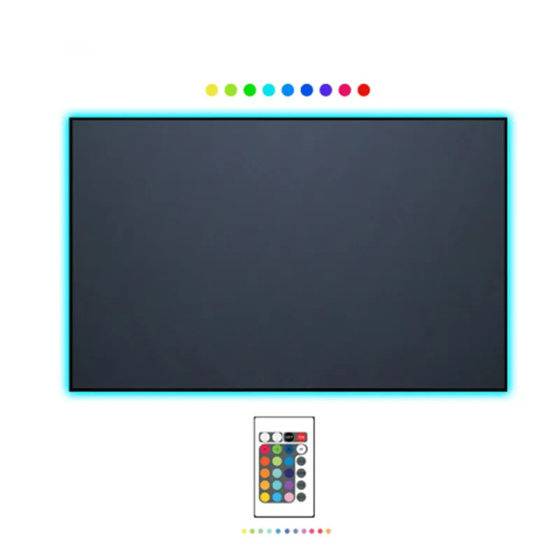 8K перфорированный экран проектора с неподвижной рамкой защитой от