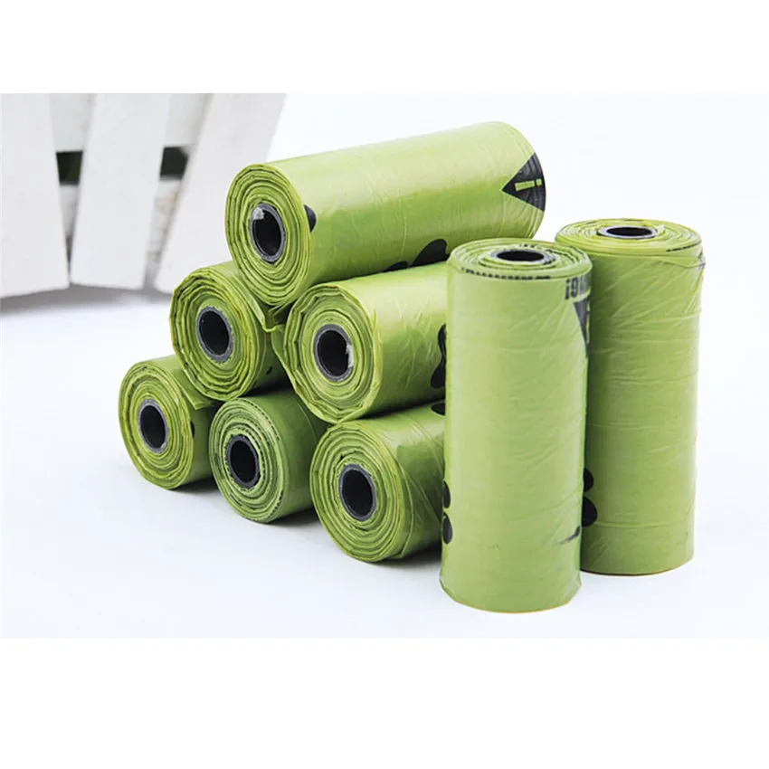 5 рулонов одноразовые пакеты для уборки собак и кошек|Совки мешочки сбора