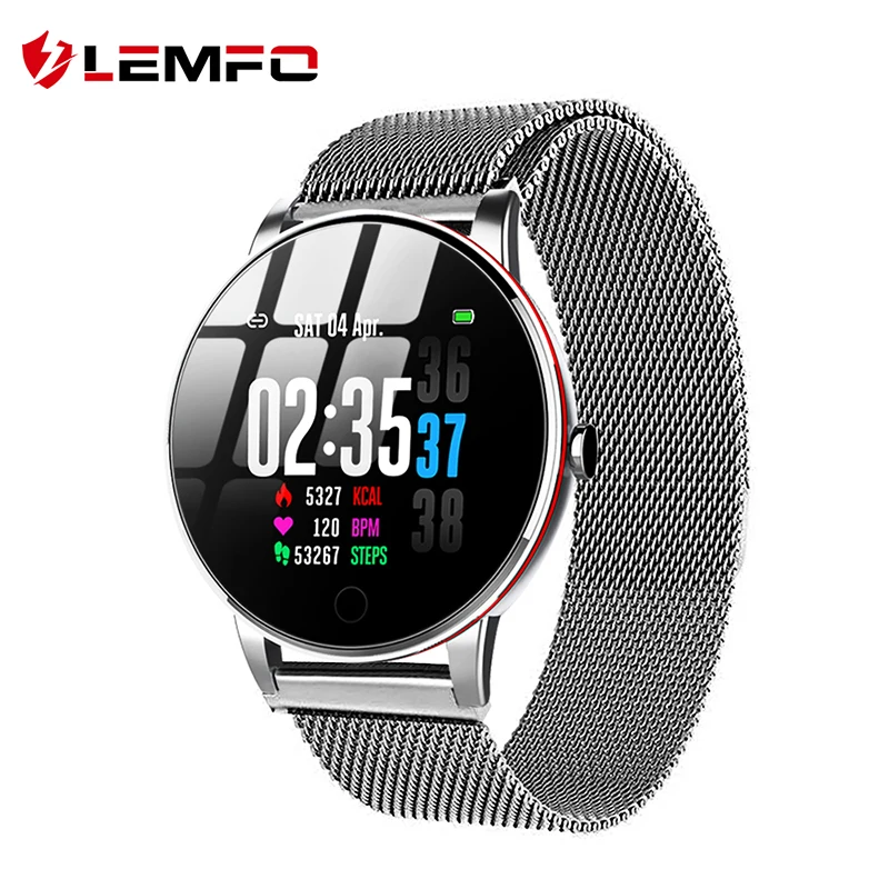 Умные часы LEMFO Y9, Ip67, водонепроницаемые, тонкий металлический корпус, Миланский ремешок, сменный монитор сердечного ритма, кровяное давление, умные часы для мужчин