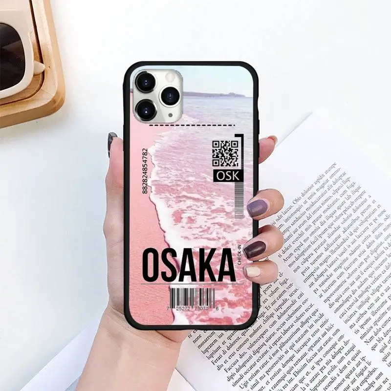 

sea air ticket Phone Case for iPhone 11 12 pro XS MAX 8 7 6 6S Plus X 5S SE 2020 XR mini