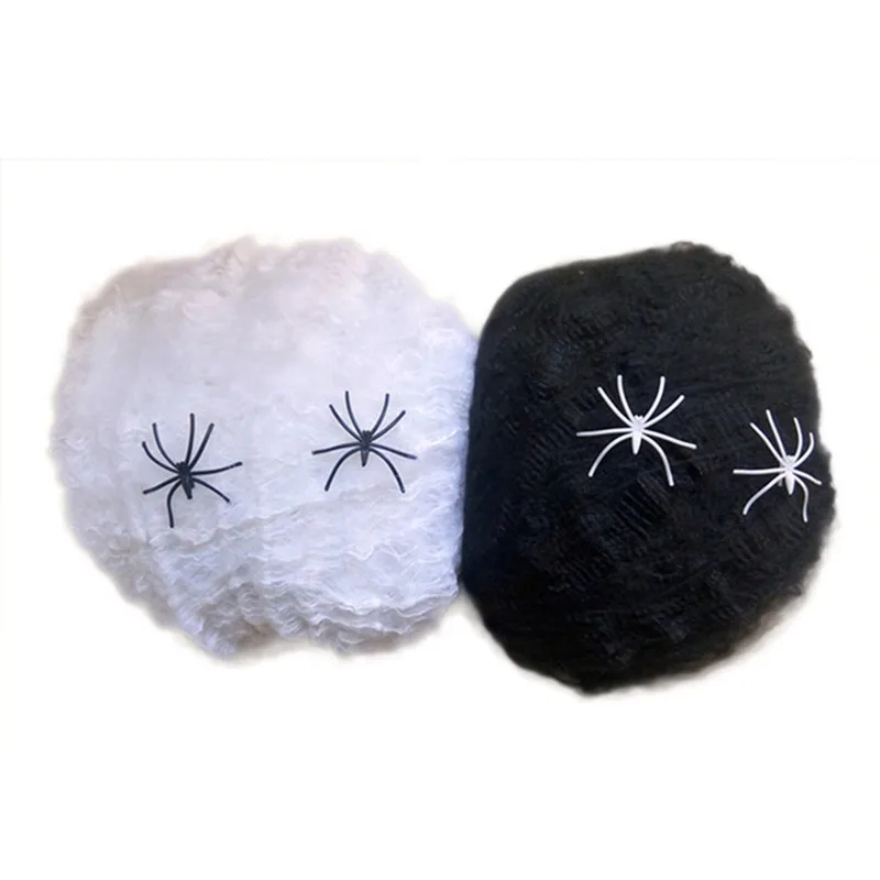 Хэллоуин ночник паук хлопок паутина 20 г + 2 брусья КТВ карнавальный костюм зомби