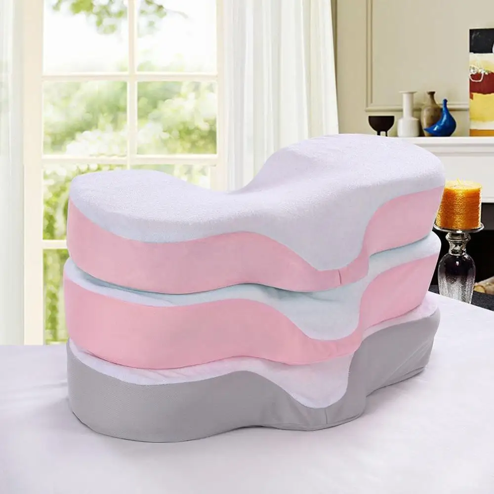 

High Quality Memory Foam Anti Pillow Ergonomic Perfect Curve Support Improve Concave Headrest Pillows Sleeping Neck Z2G4