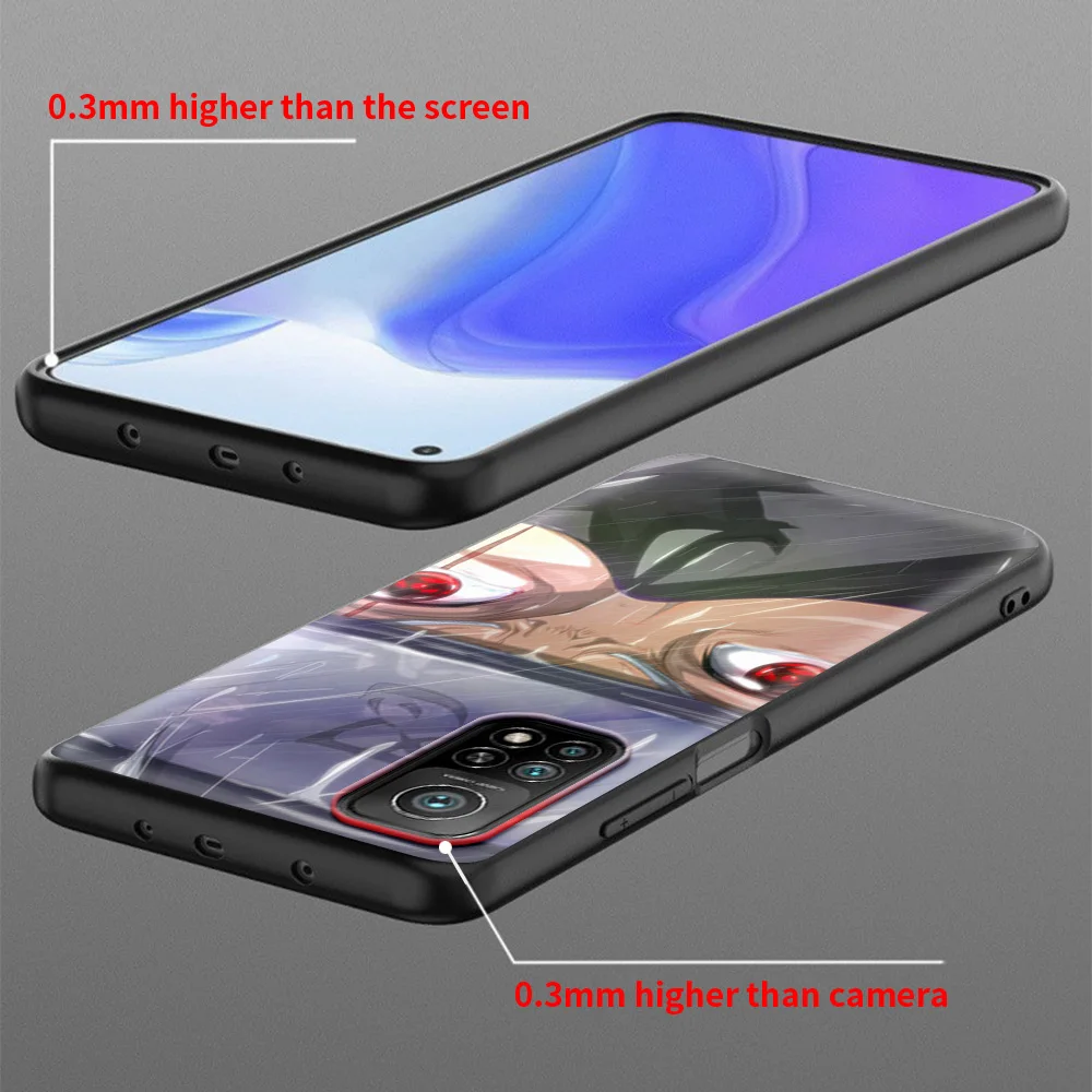 silicone cover for xiaomi mi poco x3 nfc 10t pro 9t note 10 lite m3 11 f3 9 cc3 black soft phone case anime s sasuke k kakashi free global shipping