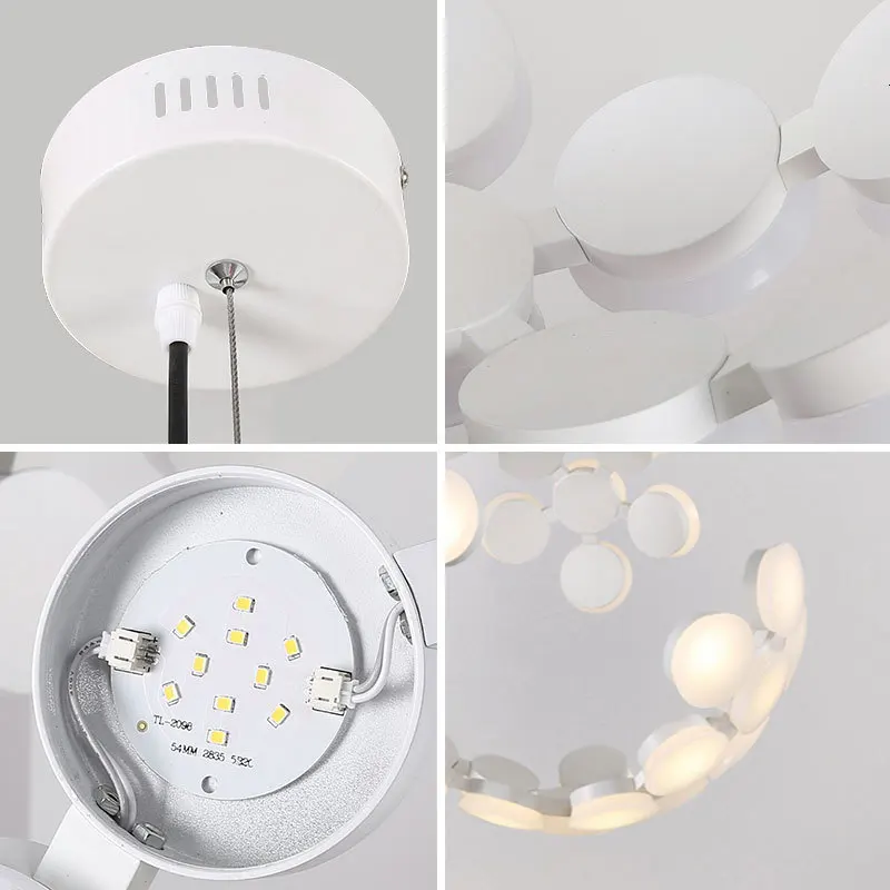 Подвесная лампа в скандинавском стиле латунный хрустальный светильник с 3