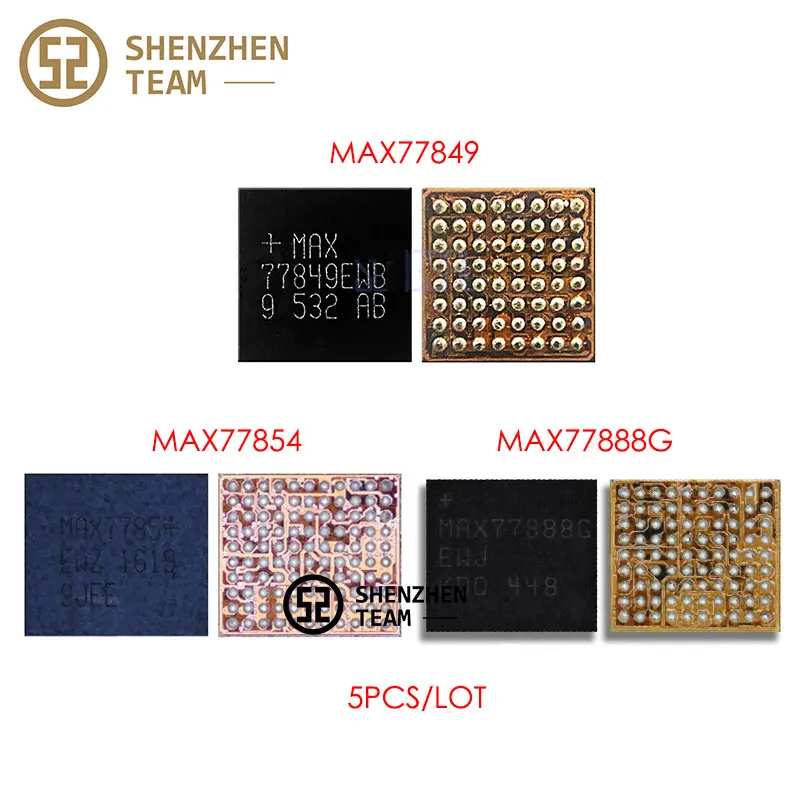 

SZteam 5pcs/lot PMIC MAX77849 MAX77854 MAX77888 MAX77888G Power Supply IC PM For Samsung S6 S7 XIAOMI 5 Integrated Circuits