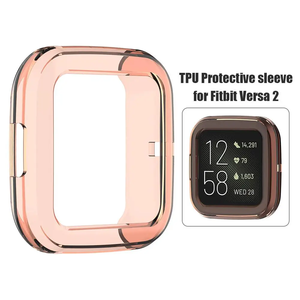 Смарт часы защитный чехол для Fitbit Versa 2 новый высококачественный ТПУ полный экран