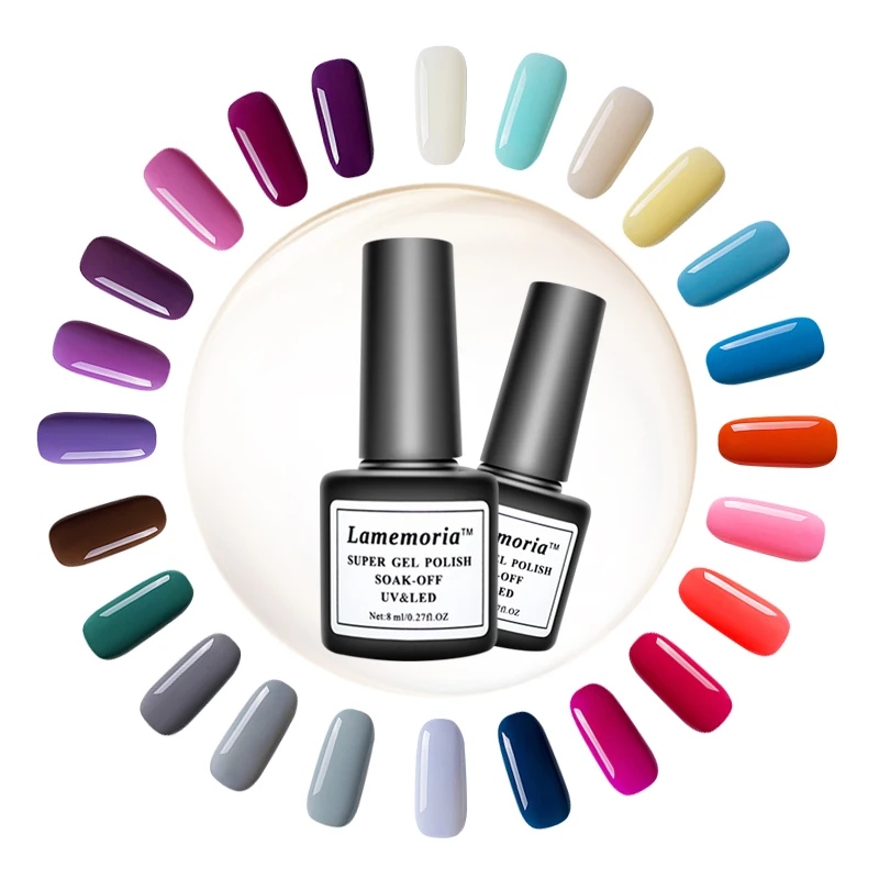 60 цветов Гель лак для ногтей отмачиваемый маникюрный высококачественный