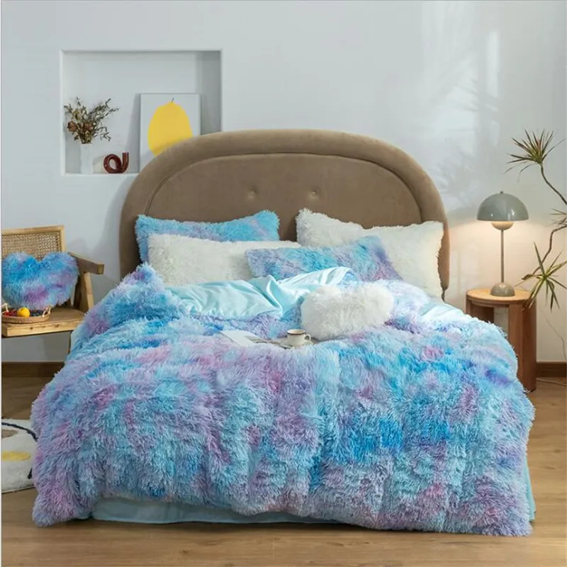 

Coral fleece Duvet Cover Winter soft and comfortable Super warm Bedding Quilt Cover Multipurpose Sofa Bed Throw Blanket