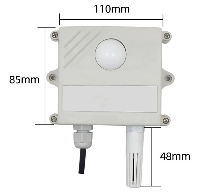 

0-10V 0-5V 4-20mA RS485 20W Lux 65535Lux Industrial Intensity Illumination Acquisition Photosensitive Transmitter Light Sensor