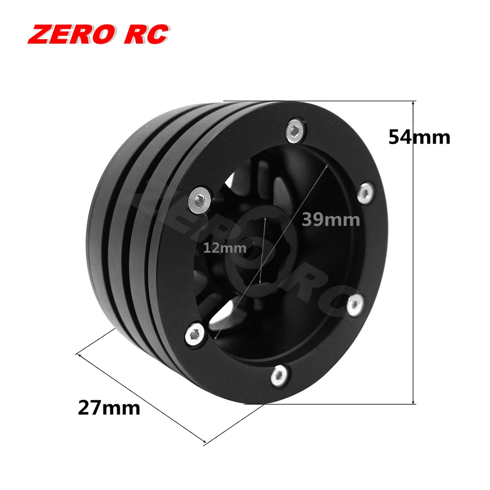 4 шт. полностью металлические колеса для внедорожника ROCK CRAWLER 1 9 Beadlock 1/10 AXIAL SCX10 II