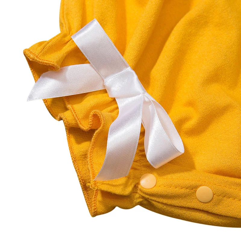 

2021 summer Cotton Baby Sets Print Suit cute pattern printing sleeveless 2pcs Ruffled Ribbed butterfly-knot Bodysuit +bow short