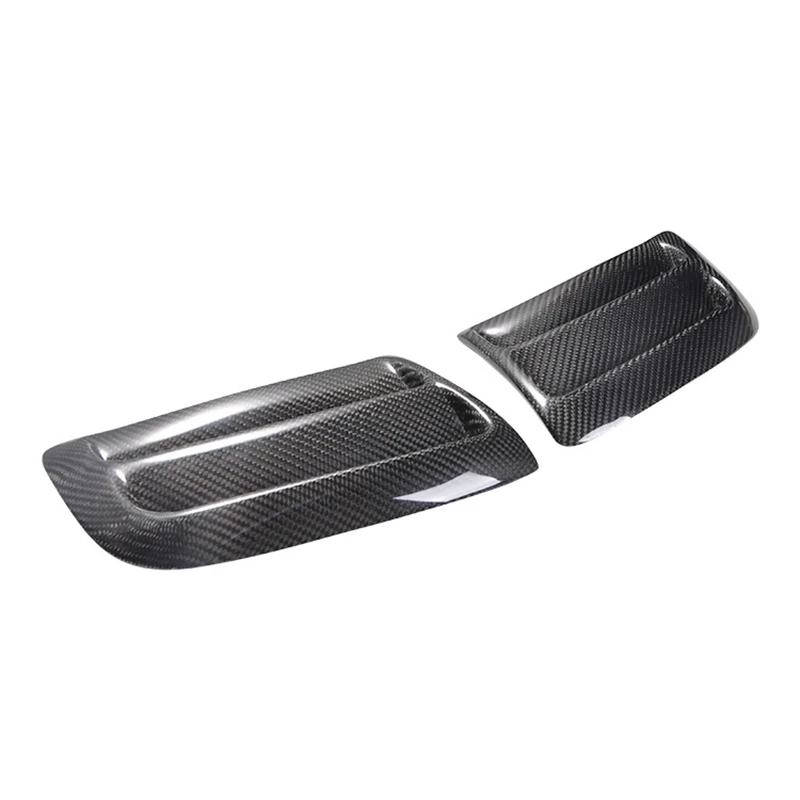 

Car Carbon Fiber Air Vent Duct Cover Side Air Insert Vent Cover Trim Cover Sticker for Mercedes Benz W204 C63 AMG 08-11
