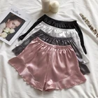 Летние новые женские безопасные короткие штаны, интимные шорты, повседневные сексуальные простые шорты с эластичной резинкой на талии, мягкие цветные комфортные шорты для сна