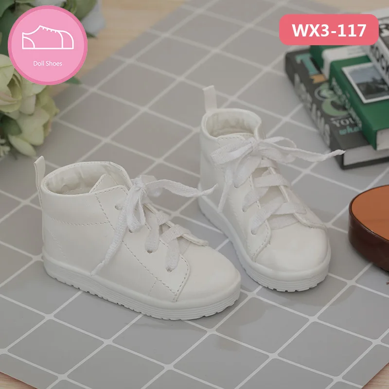 Новые ботинки bjd 1/3 для кукол Longhun72 и Spirit 70 повседневные белые высотой около 9 3