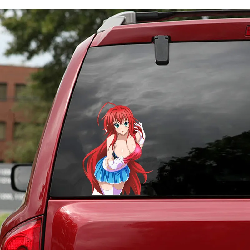 

Creative Sexy Uniform Girl High School Multiple Dressups Anime Car Sticker Rias Gremory Render Car Styling Accessories Decals