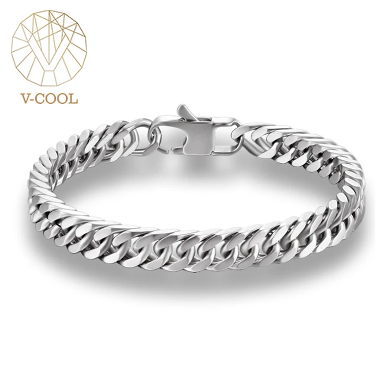 Будды Эстер браслеты серебряного цвета из нержавеющей стали КУБИНСКИЙ звено