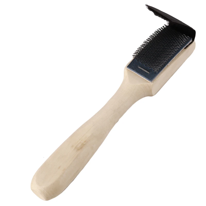 Wood Suede Sole Wire Shoe Brush Cleaners Ballet Dance Shoes Cleaning Brushes For Footwear | Дом и сад