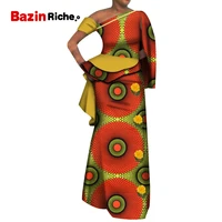 summer african traditional skirt suit special design elegant lady party wedding skirt set wy6841