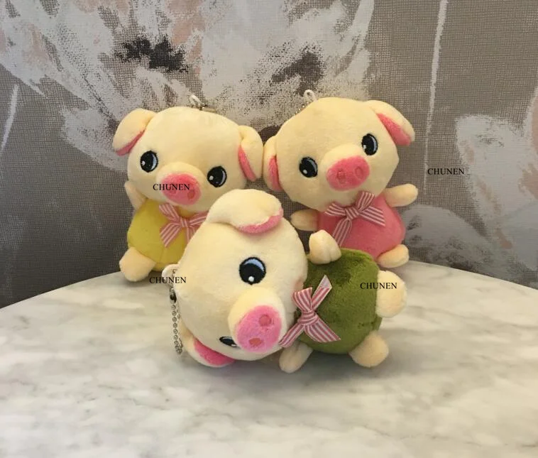 Примерно Размер 4 15 см Плюшевые игрушки из свиньи брелок для ключей детский