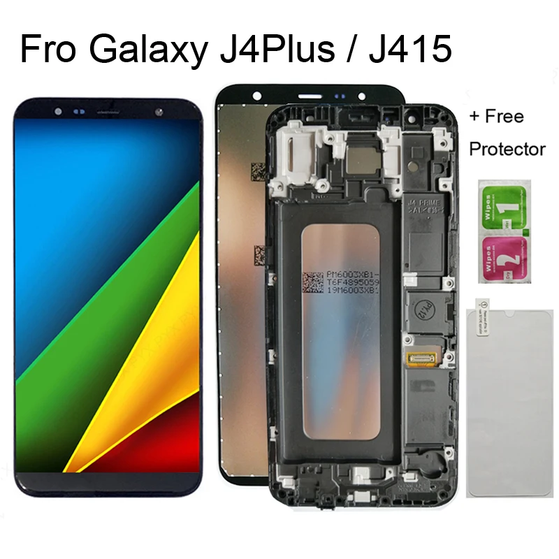 ЖК экран для Samsung J4 J415 SM J415F J415G J415FN сменный Galaxy + 2018 экран|Сенсорные панели