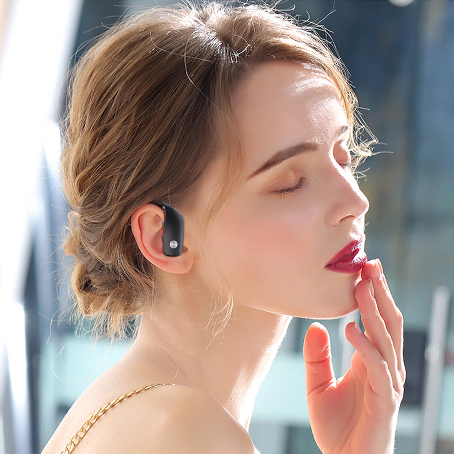 

Bass True Wireless Stereo Sport LED Display Ear Hook Handsfree Headphones Bluetooth 5.1 Earbuds With Microphone And Charging Box