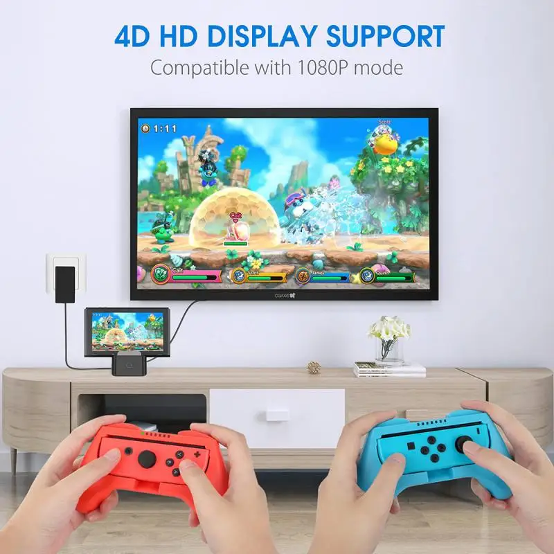 Док-станция для телевизора Nintendo совместимая с выключателем портативное складное