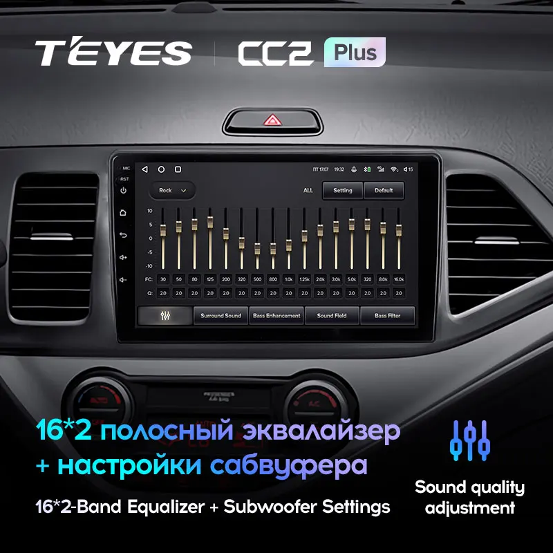 TEYES CC2L и CC2 Plus Штатная магнитола For Киа Монинг Kia Morning 2 picanto 2011 - 2017 Android до 8-ЯДЕР 6 +