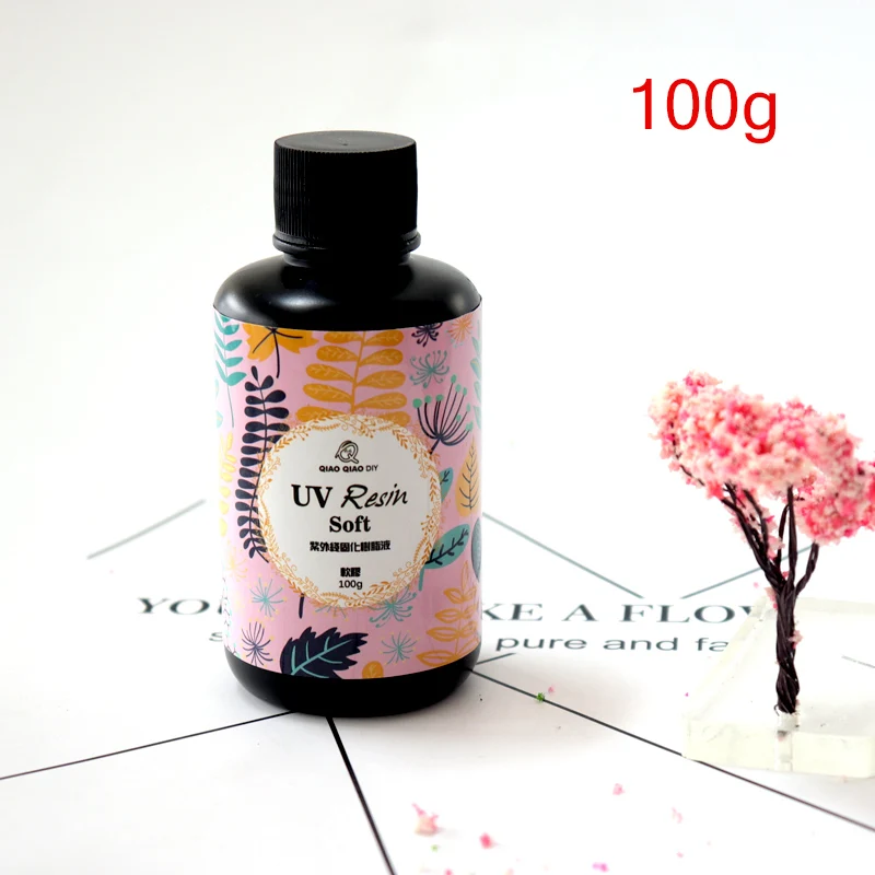 

Hot UV Resin Clear Soft Type Ultraviolet Solidify Resin Crafts for DIY Jewelry Mold PLD