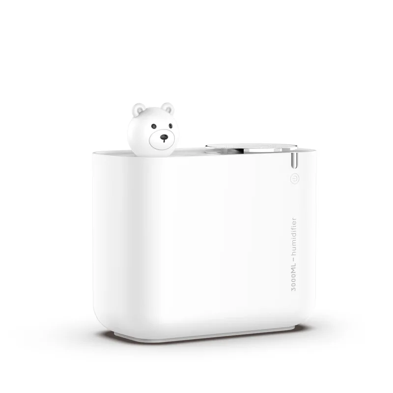 

New cute double nozzle humidifier cute cartoon USB home office high capacity air humidifier