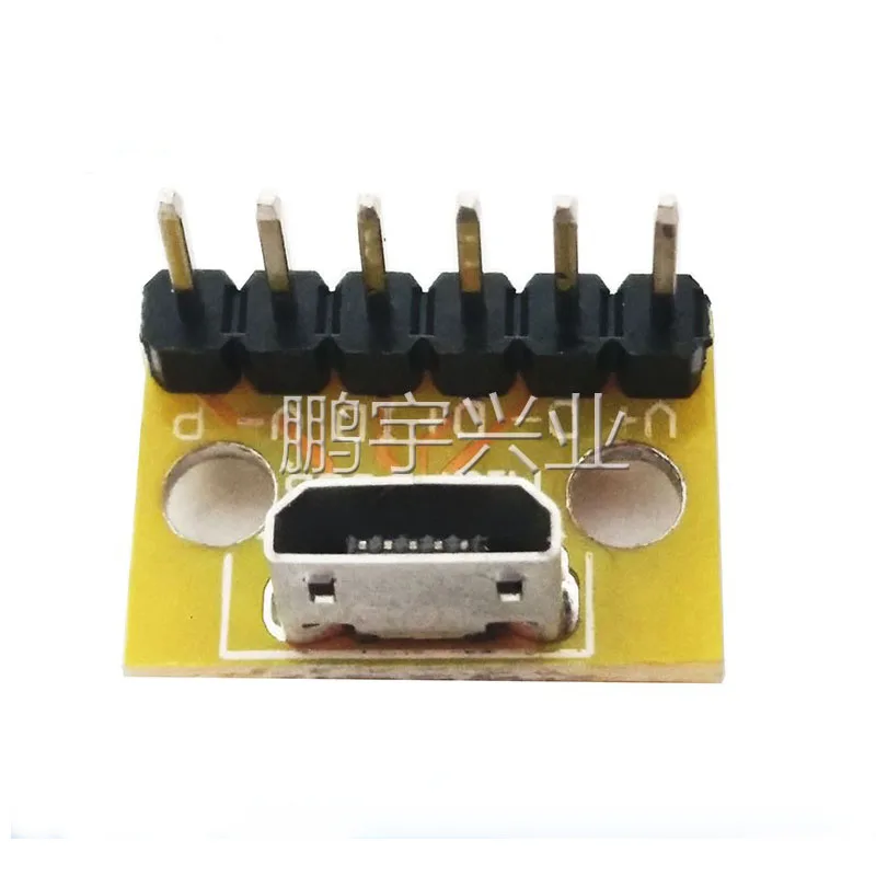 10 шт. вертикальный Micro USB гнездо PCB паяльная плата адаптера сварочная розетка тест