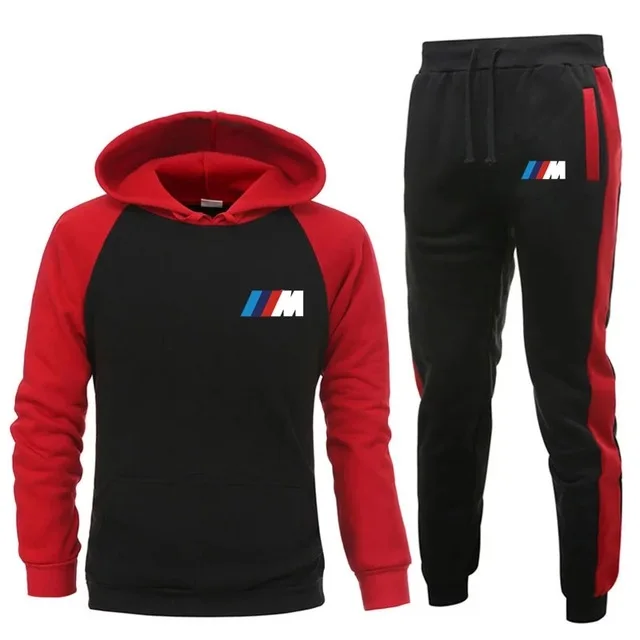 

2 sportswear suits men's hooded sweatshirts and pants hooded pullover sportswear men's casual wear