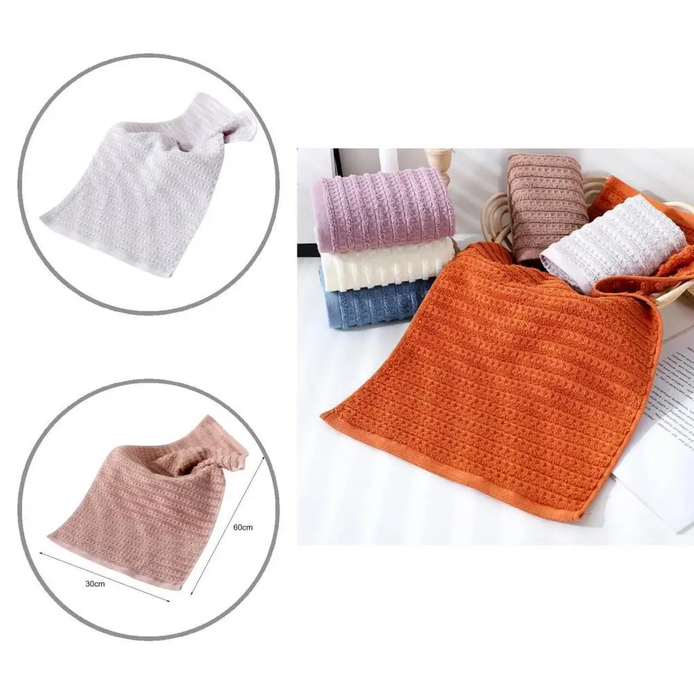 

Comfortable to Touch Cotton Fadeless Thickened Bath Towel for Household