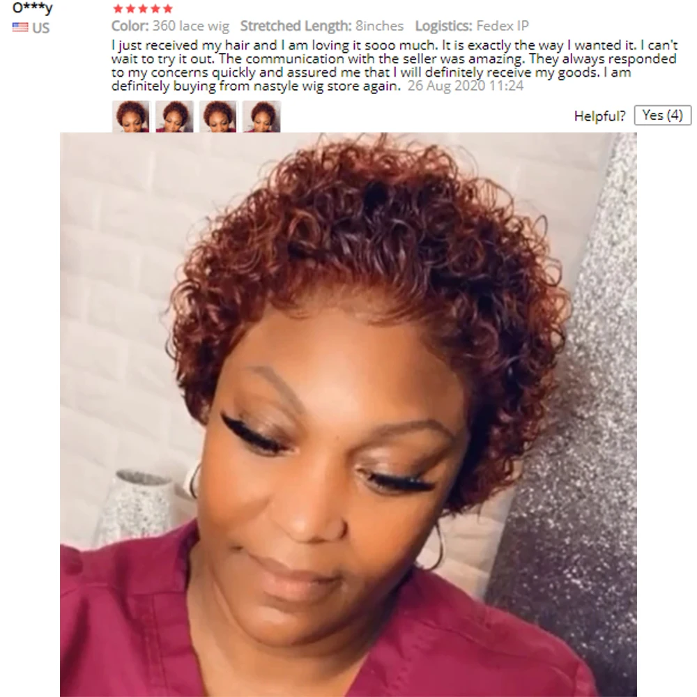 Имбирный парик на сетке спереди цветной 360 полноразмерный человеческие волосы 13x6