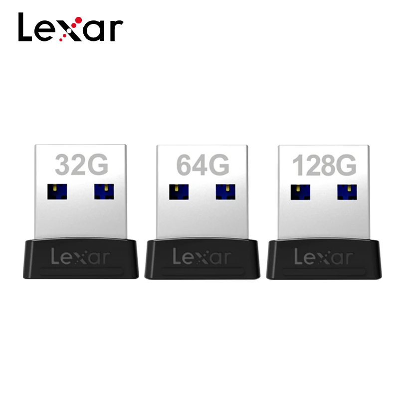 100% Оригинальный мини флеш накопитель LEXAR USB 3 1 S47 32 ГБ 128 с шифрованием карта памяти