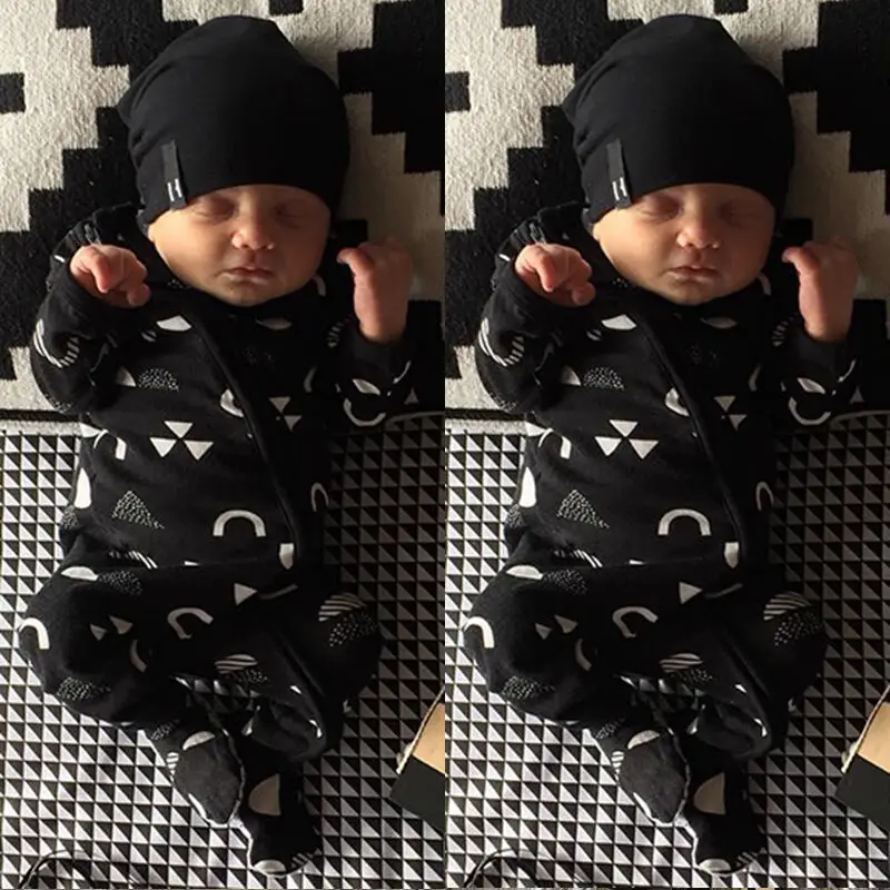 

Зимний комбинезон Pudcoco 2022 для новорожденных мальчиков и девочек на молнии с длинным рукавом комбинезон одежда наряды