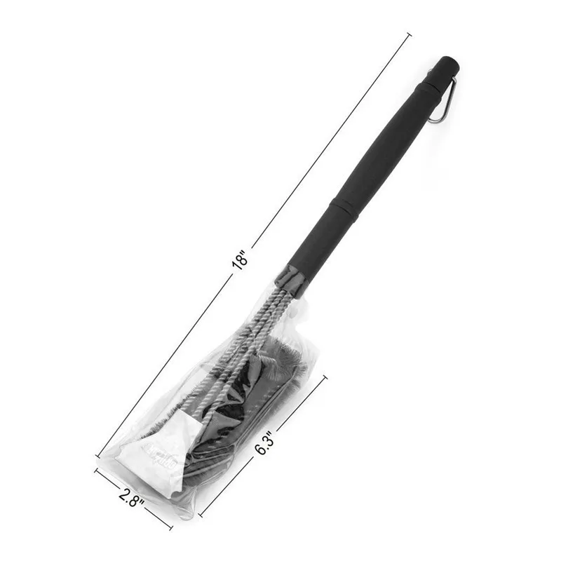 Щетка для барбекю и гриля инструмент чистки щетины из нержавеющей стали